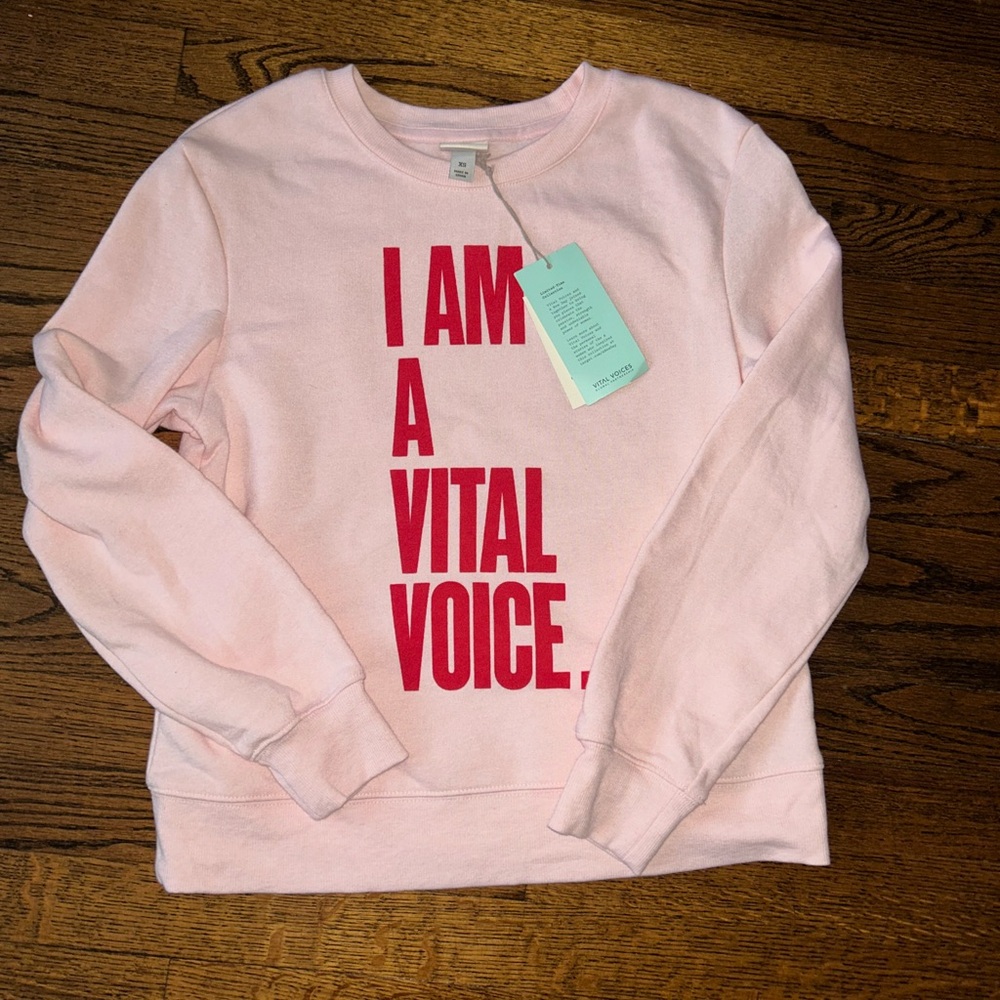 a new day Light Pink Crew Neck Sweater
